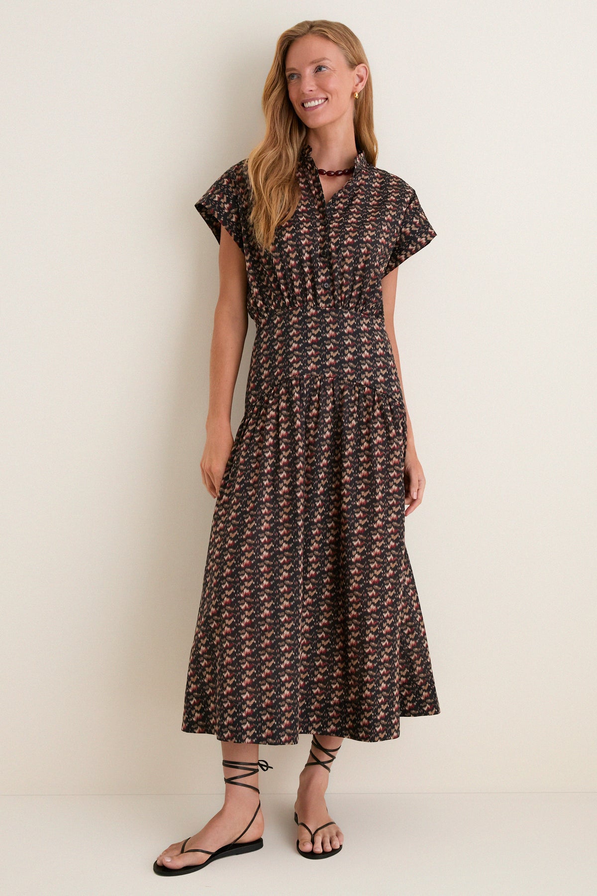 Abstract Alps Como Dress