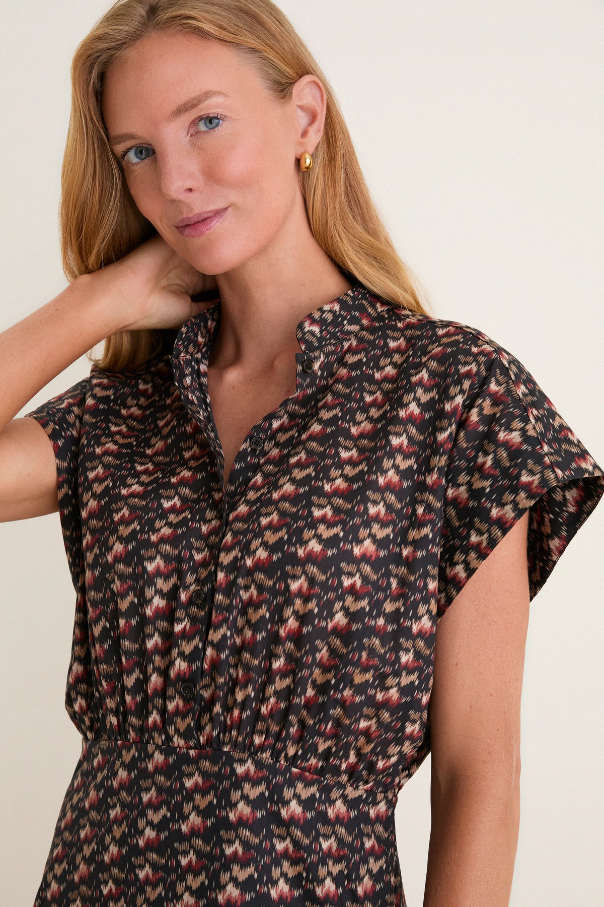 Abstract Alps Como Dress