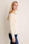 Gold Knit Off-The-Shoulder Adrianna Top