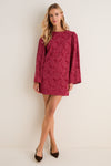 Burnt Red Lace Livvy Mini Dress
