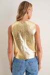 Gold Foil Remy Tank Top