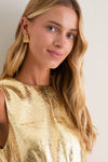 Gold Foil Remy Tank Top