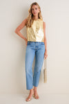 Gold Foil Remy Tank Top