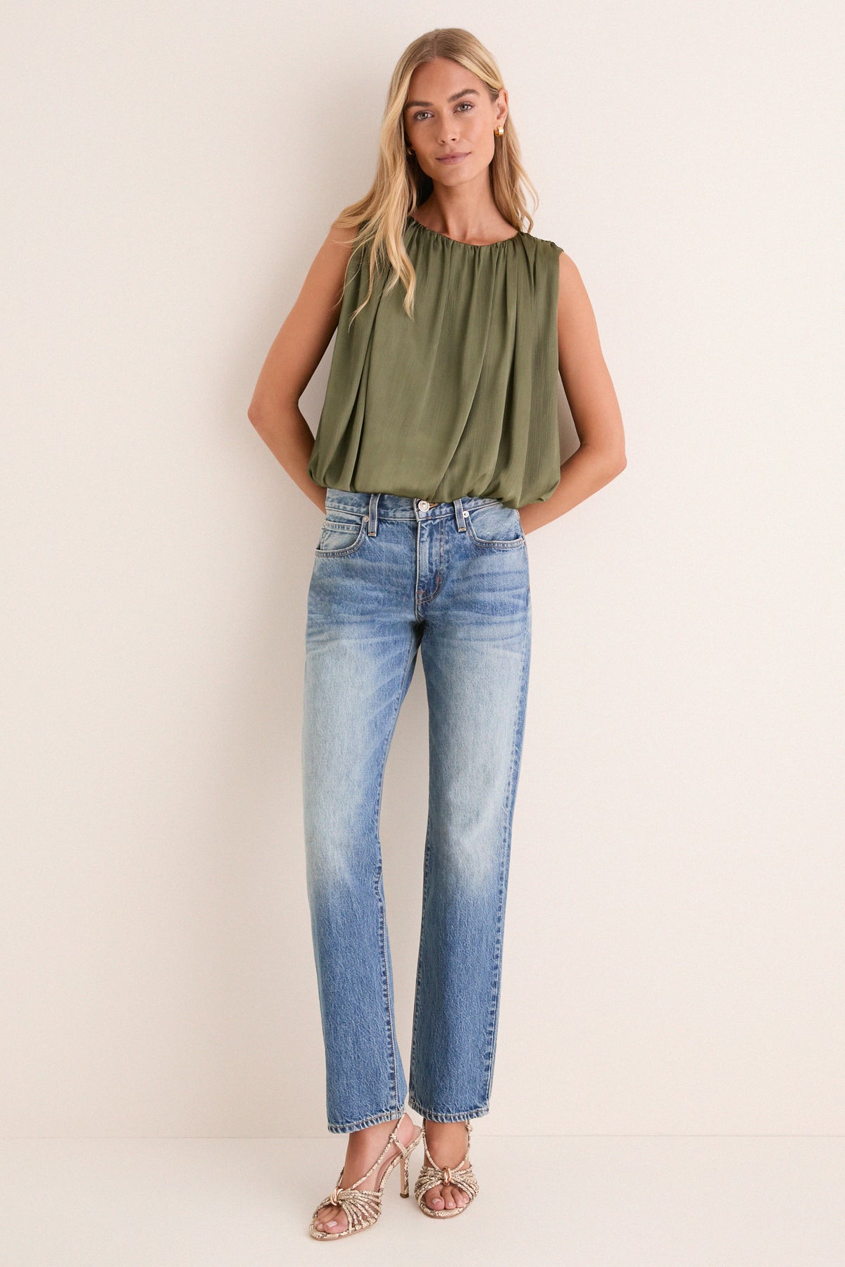 Moss Green Danielle Top