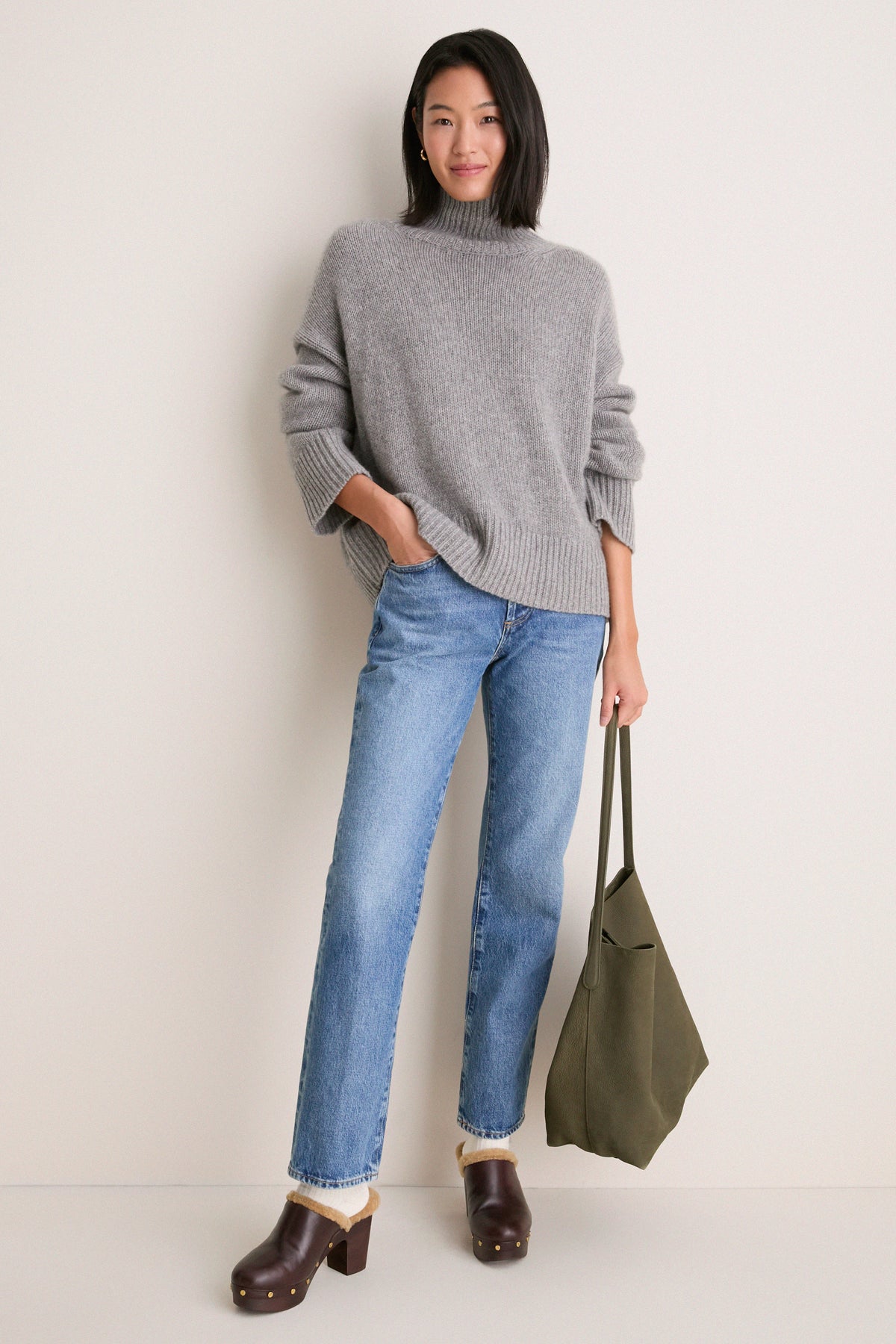 Larken Shearling Clogs