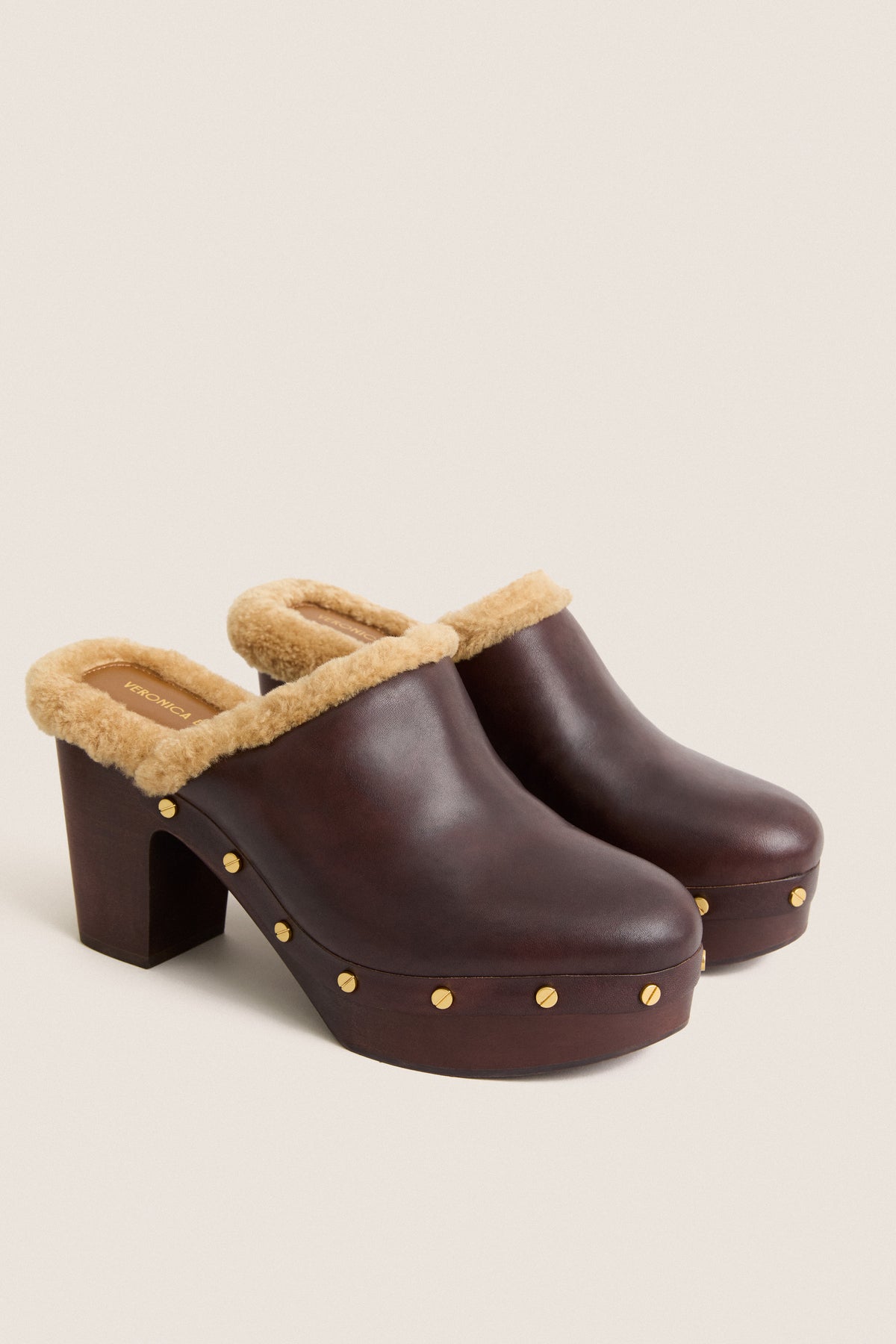 Larken Shearling Clogs
