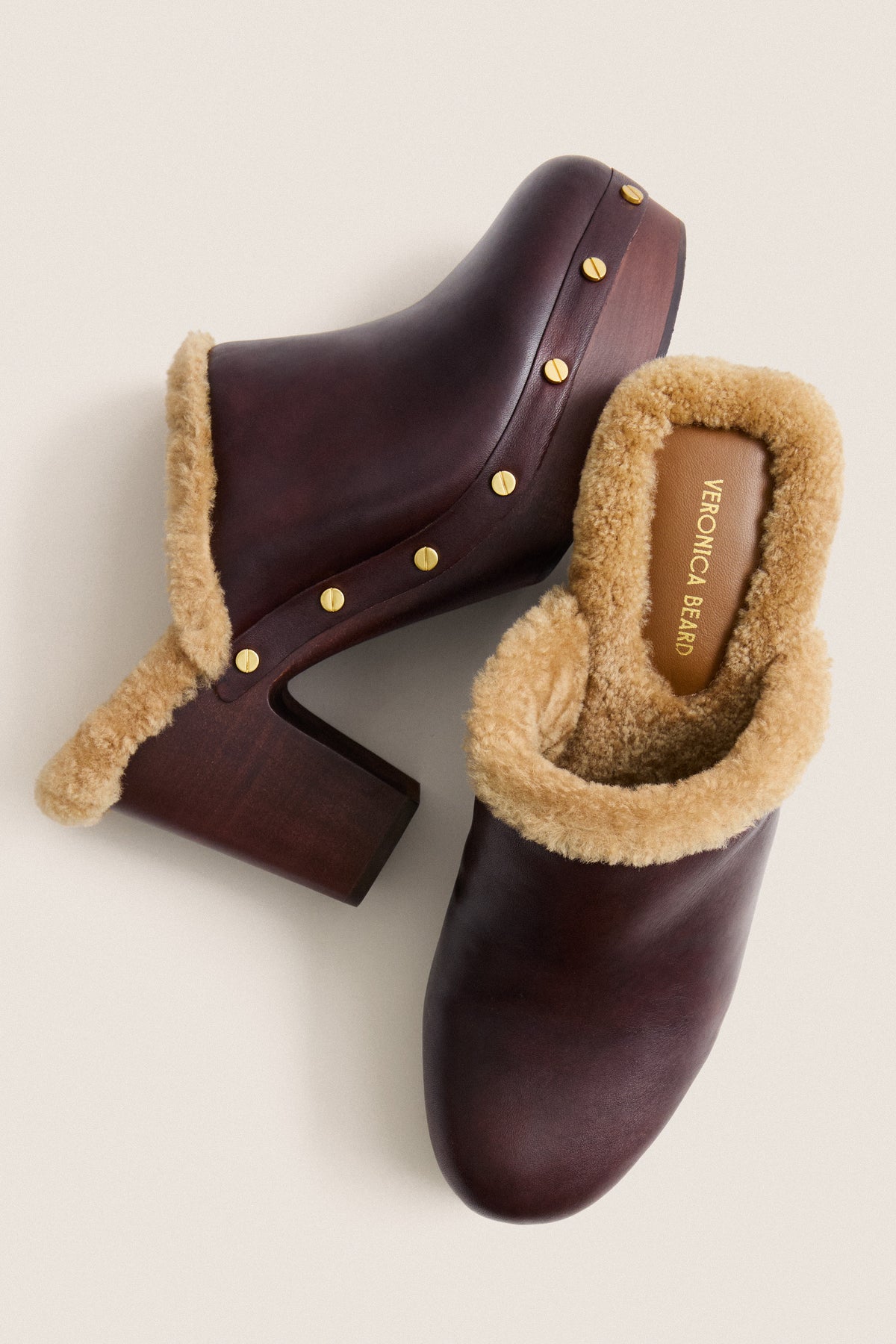 Larken Shearling Clogs
