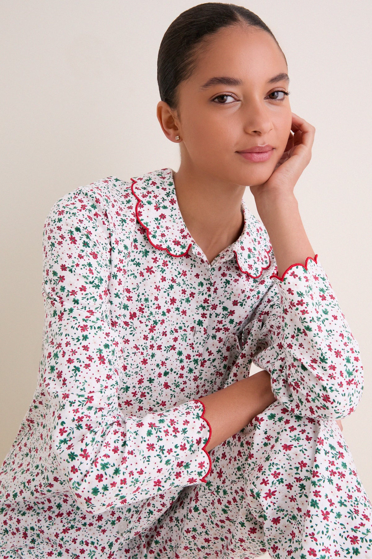 Winter Garden Women's Twill Colette Pajama Set