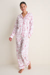 Red Timeless Toile Women's Pima Pajama Set