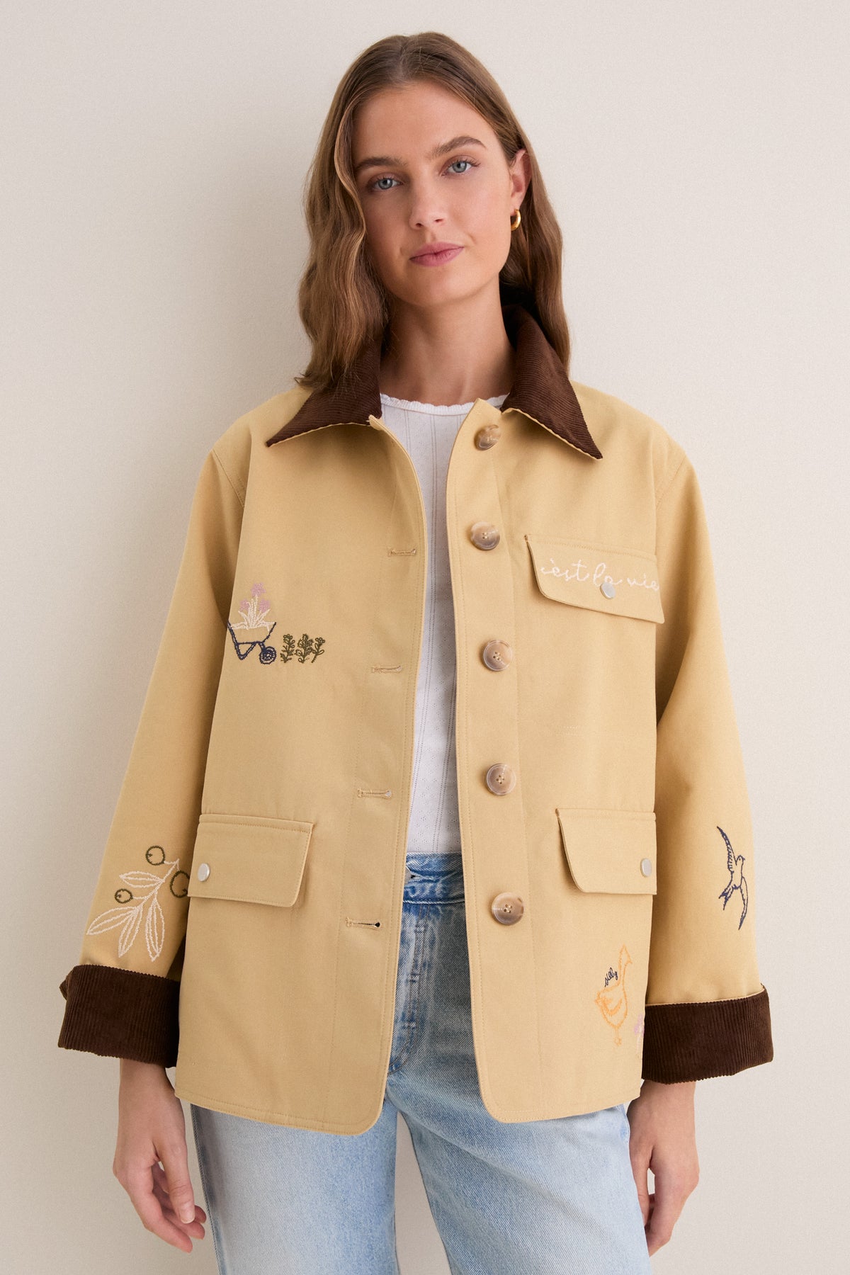 Khaki Brown Hope Jacket