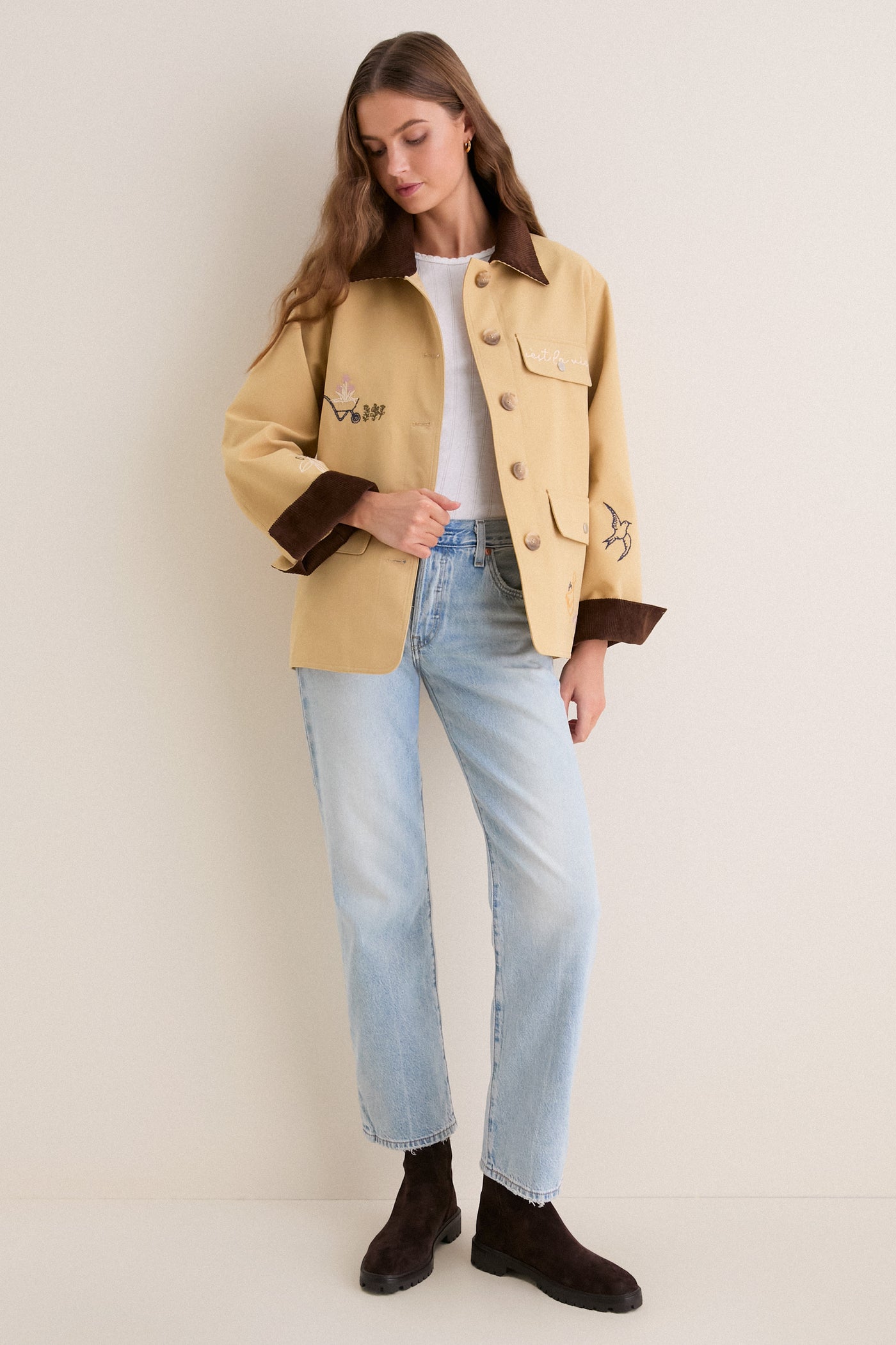 Khaki Brown Hope Jacket