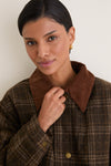 Brown Plaid Shae Jacket