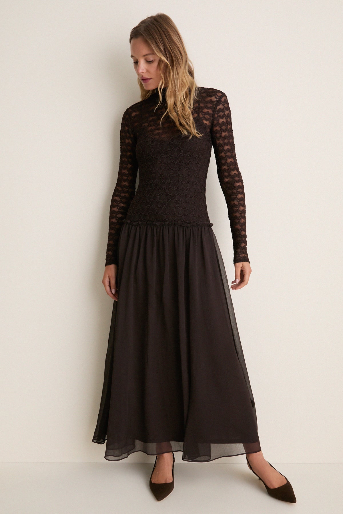 Espresso Camila Midi Dress