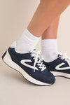 Blue Match Jogger Plus Sneakers