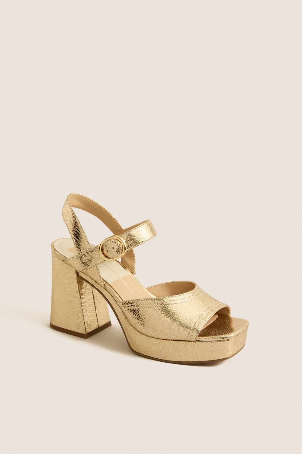 Gold Fatima Heels