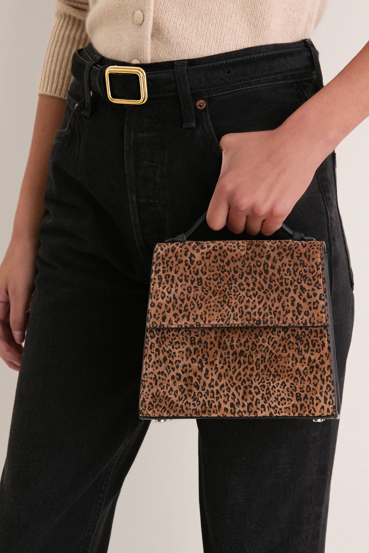 Animal Print Small Top Handle