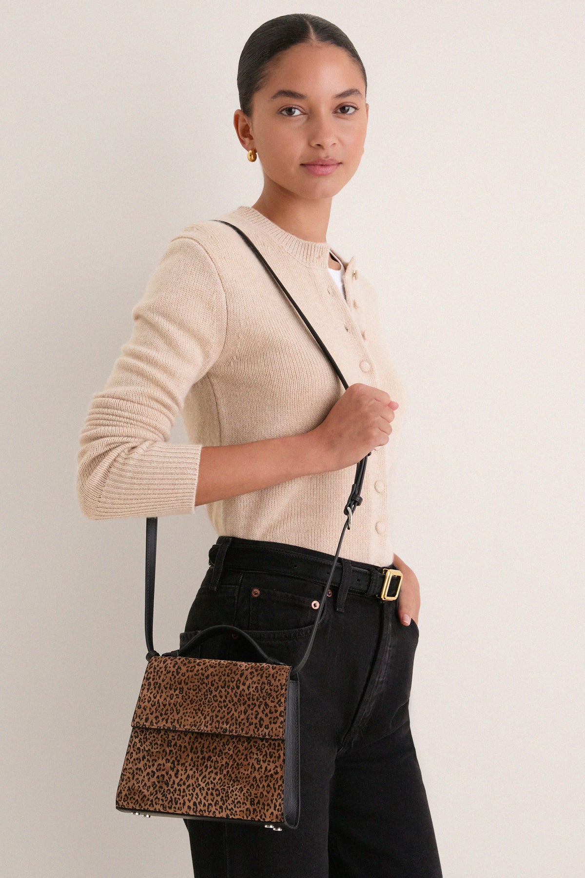 Animal Print Small Top Handle