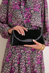 Black Western Trim Opera Clutch