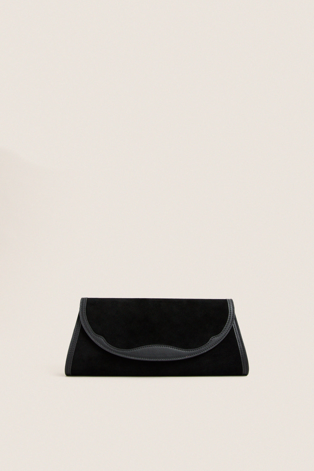 Black Western Trim Opera Clutch