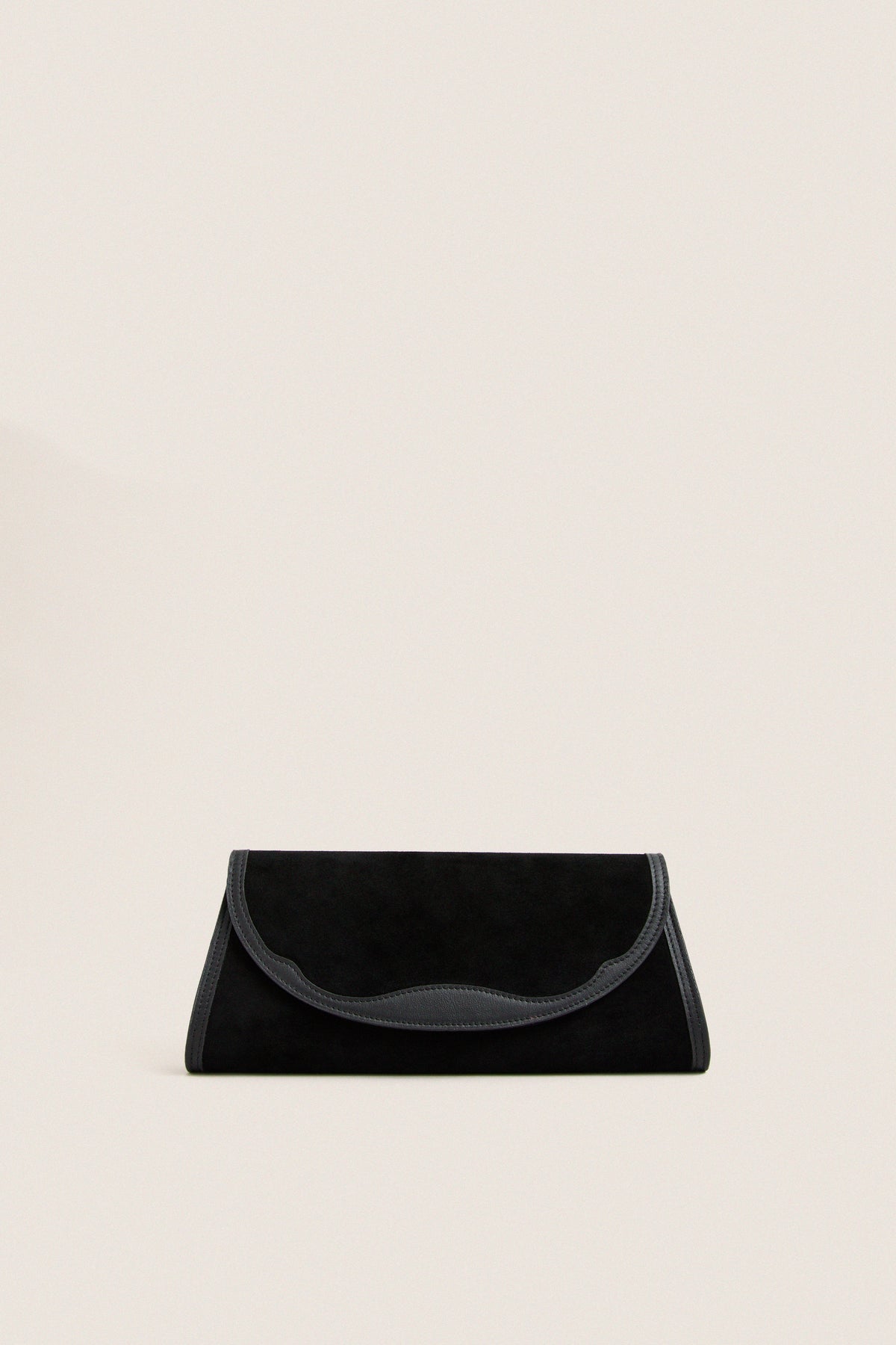 Black Western Trim Opera Clutch