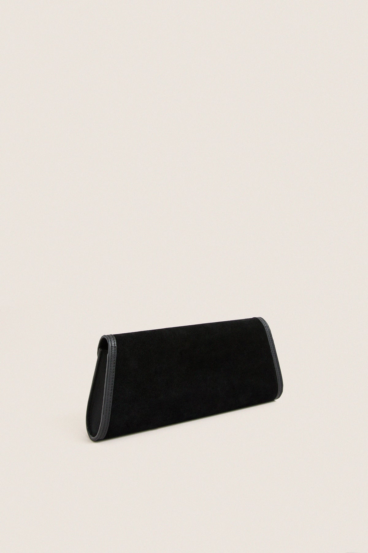 Black Western Trim Opera Clutch
