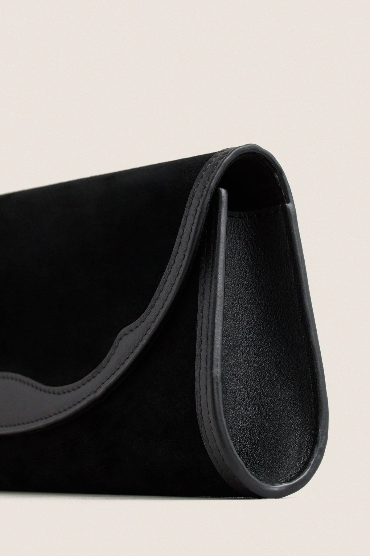 Black Western Trim Opera Clutch