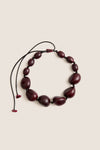 Deep Red Tagua Statement Necklace