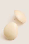 Oyster Small Tagua Earrings