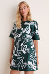 Deep Forest Green Katya 02 Mini Dress