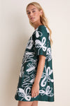 Deep Forest Green Katya 02 Mini Dress