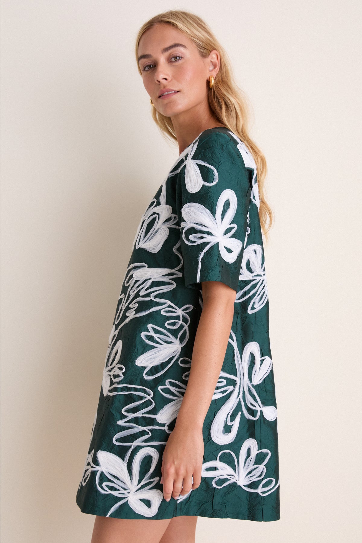 Deep Forest Green Katya 02 Mini Dress