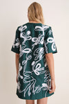 Deep Forest Green Katya 02 Mini Dress