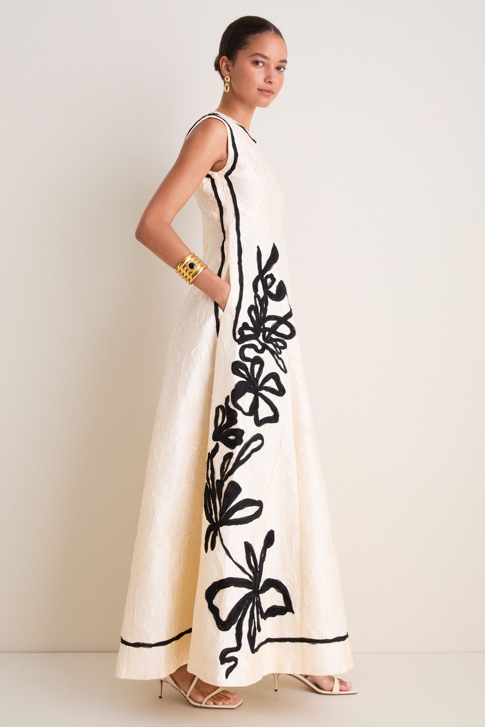 Ivory Celestia Maxi Dress
