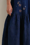 Denim Nira Embellished Midi Dress