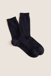 Dark Navy Cosy Wool Socks