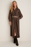 Hampden Harvest Pleated Lang Dress