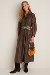 Hampden Harvest Pleated Lang Dress