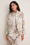 Georgetown Chenille Jacquard Cropped Dalton Jacket