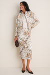 Georgetown Chenille Jacquard Cropped Dalton Jacket