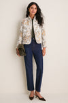 Georgetown Chenille Jacquard Cropped Dalton Jacket