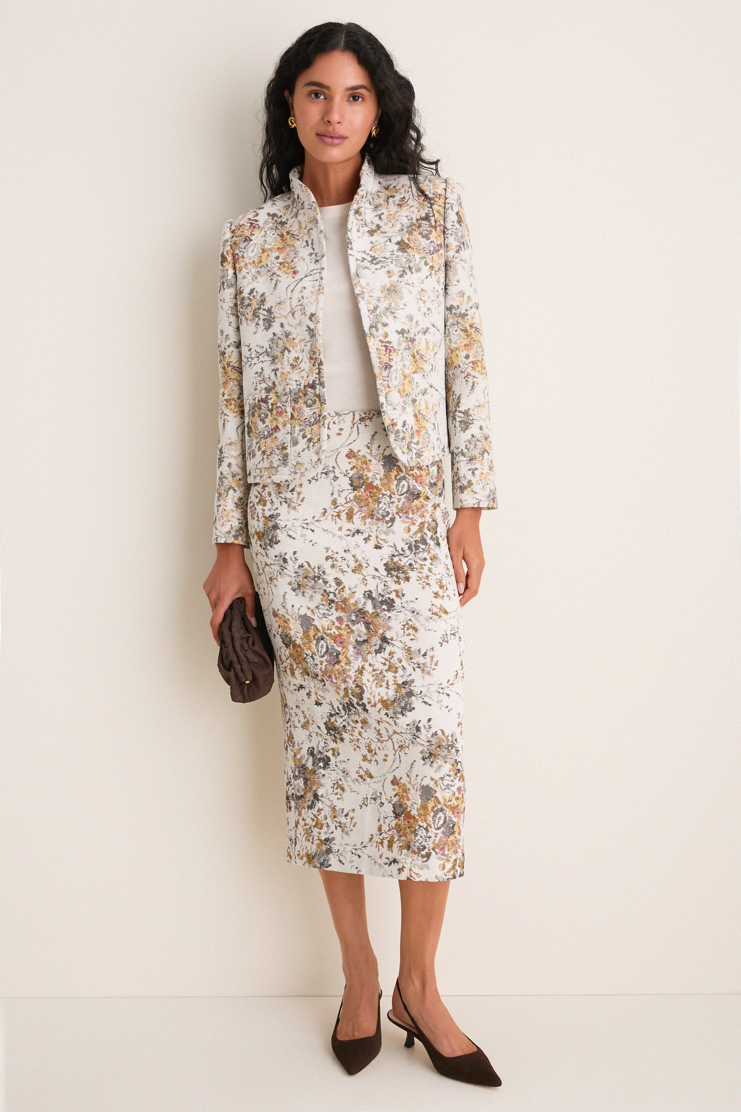 Georgetown Chenille Jacquard Ellington Skirt