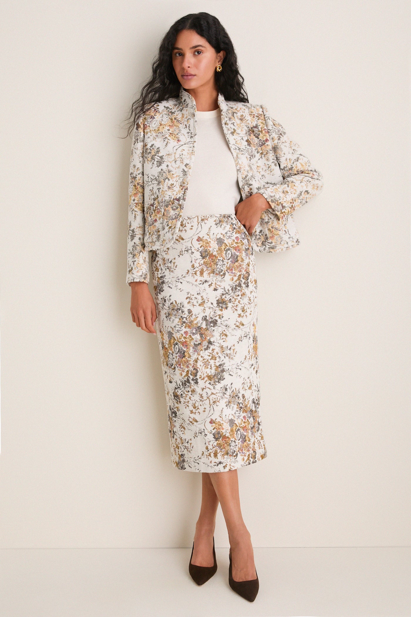 Georgetown Chenille Jacquard Ellington Skirt