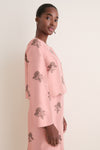 Apricot Jacquard Maxine Jacket