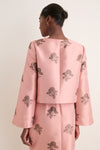 Apricot Jacquard Maxine Jacket