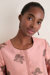 Apricot Jacquard Maxine Jacket