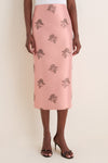 Apricot Jacquard Ellington Skirt