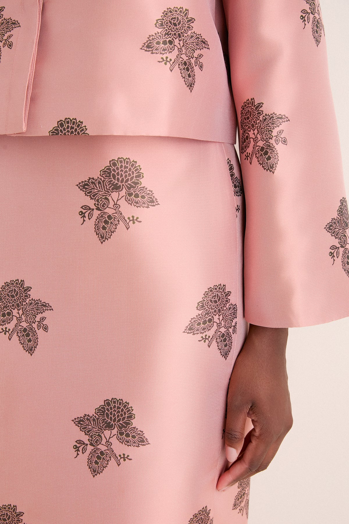 Apricot Jacquard Ellington Skirt