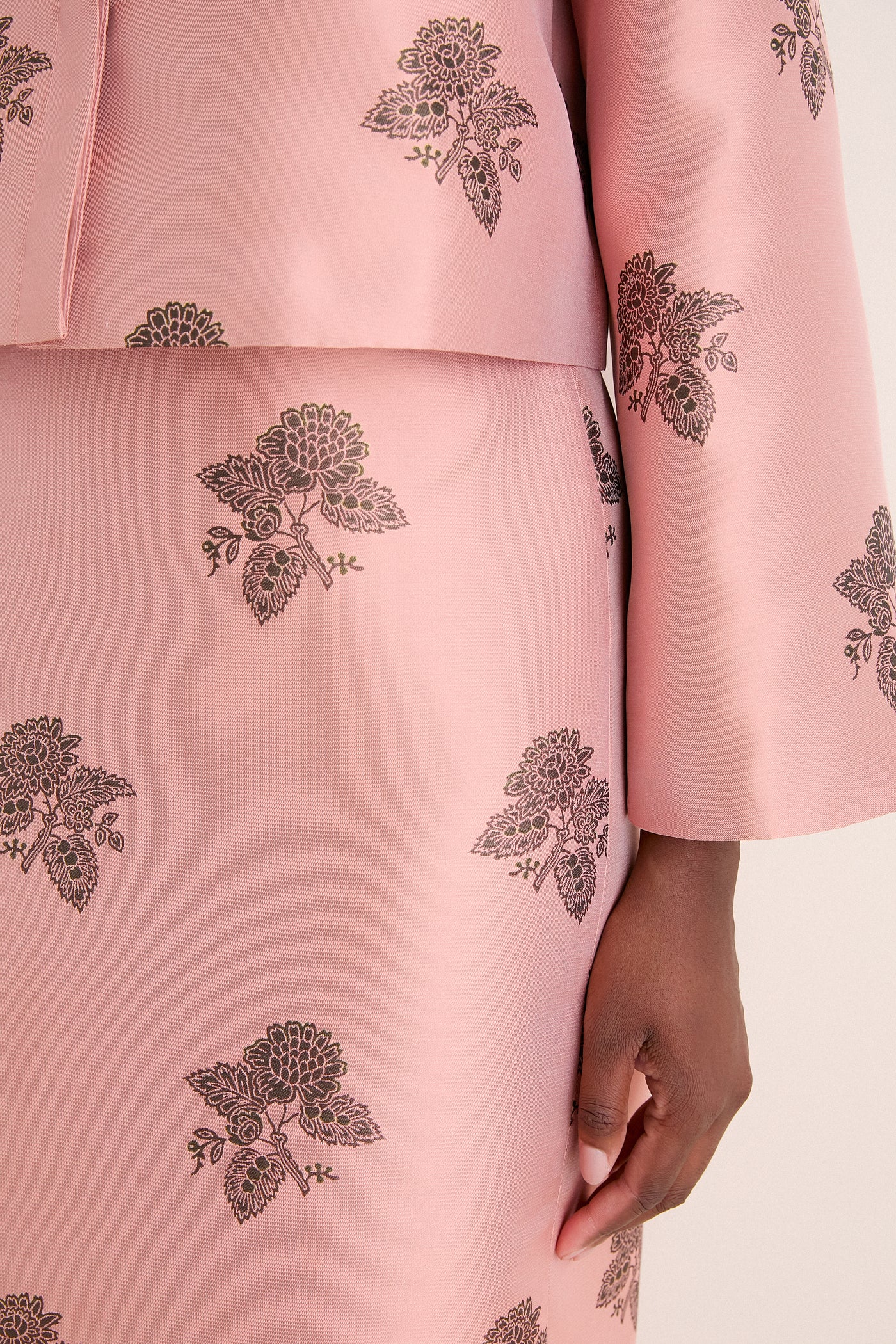 Apricot Jacquard Ellington Skirt