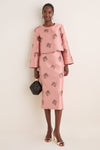 Apricot Jacquard Ellington Skirt