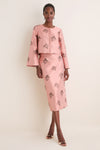 Apricot Jacquard Ellington Skirt